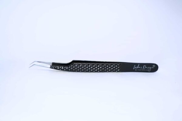 Pensetă curbată extensii de gene Black Fantasy - Lashes Design - imagine 8