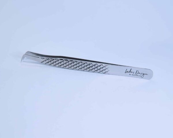 Pensetă volum gene Glossy Silver - Lashes Design - imagine 6