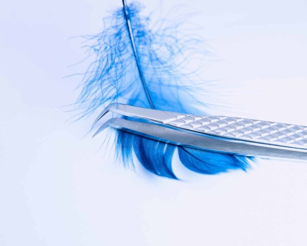 Pensetă volum gene Glossy Silver - Lashes Design - imagine 2