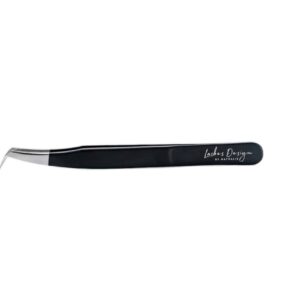 Pensetă extensii de gene Nano Black - Lashes Design