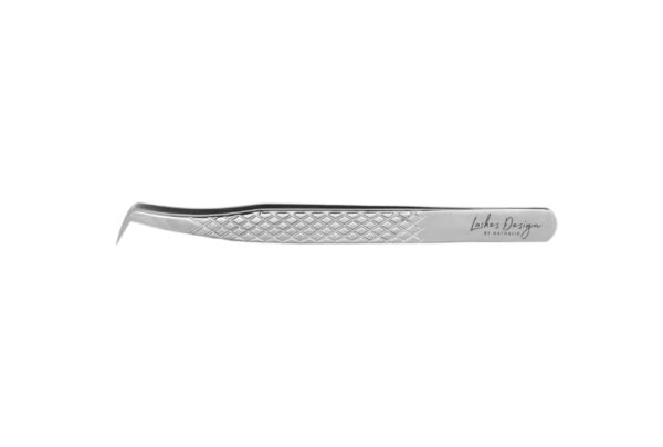 Pensetă volum gene Glossy Silver - Lashes Design