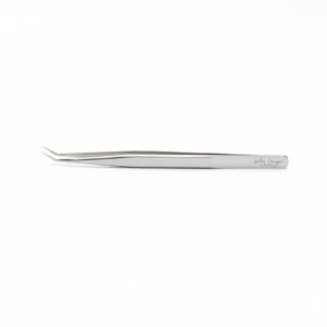 ⁠Penseta curbată extensii gene Silver Slim - Lashes Design