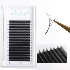 Gene Pre-Made Volum W Shape Narrow Mix 7-14 mm – Lashes Design